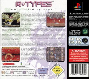 R-Types (US) box cover back